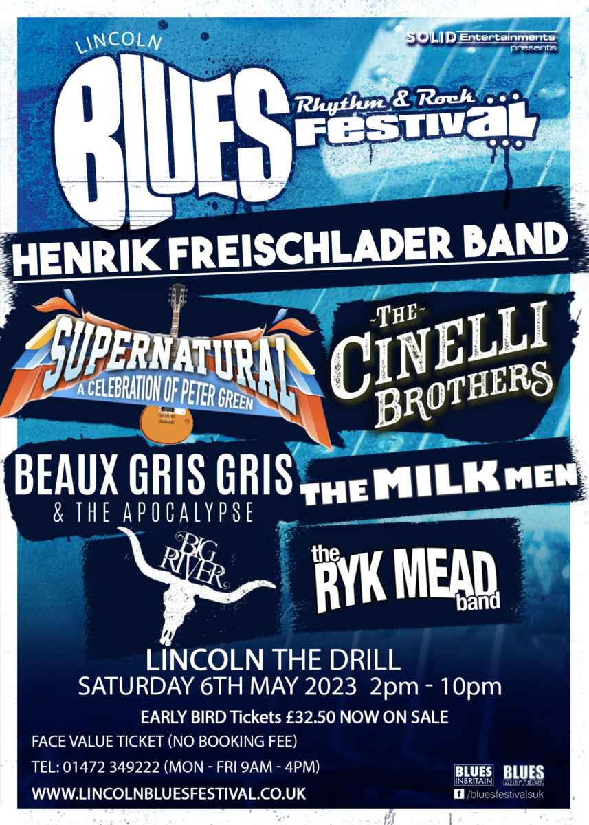 Lincoln Blues Festival 2023 The Drill, Lincoln Exclusive Live Music & Gig Venue